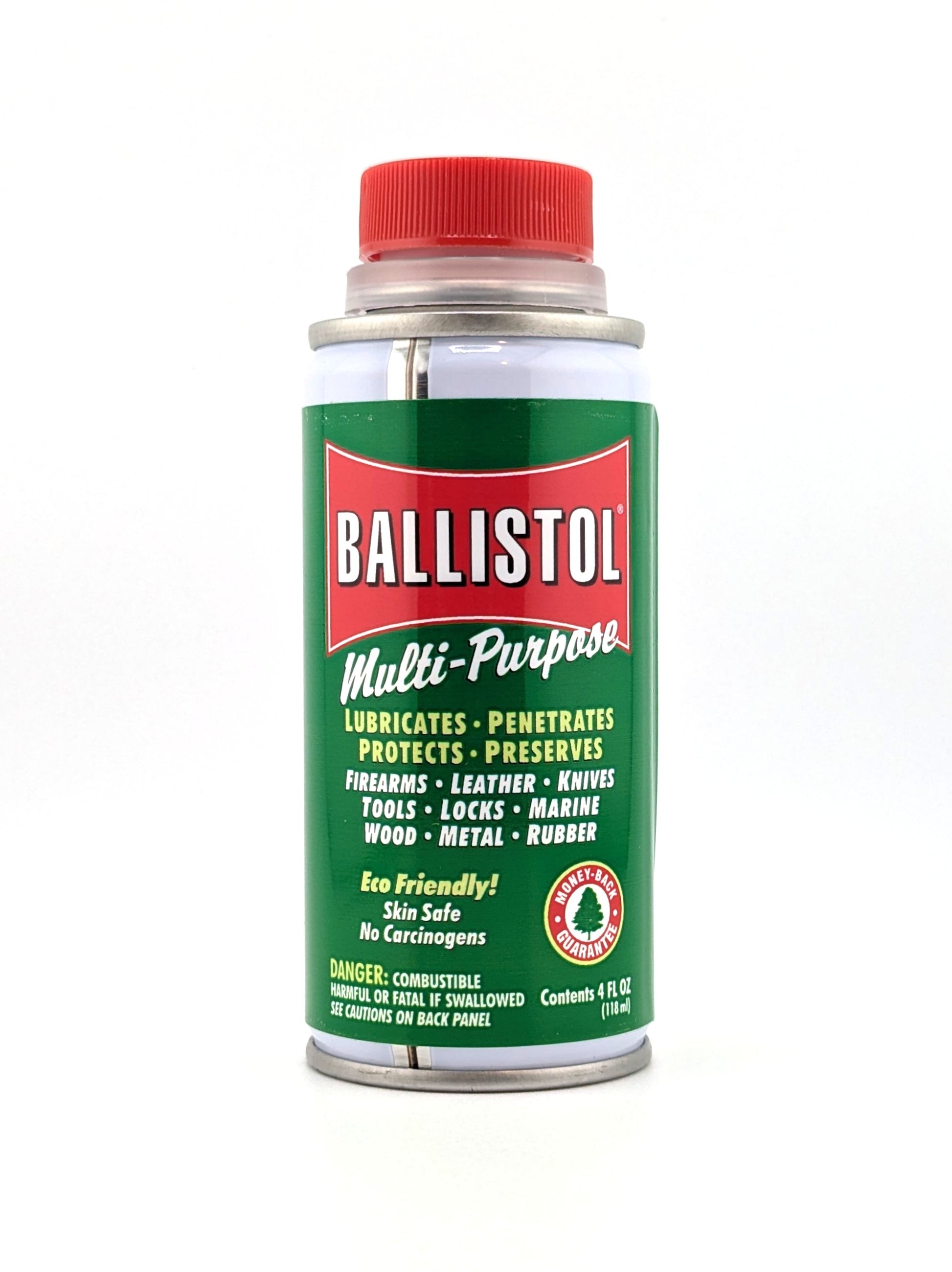 Ballistol multi-purpose lubricant bottle on a white background