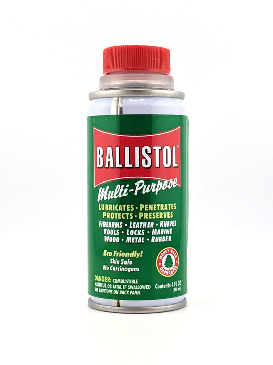 Ballistol multi-purpose lubricant bottle on a white background